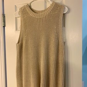 Tank top sweater